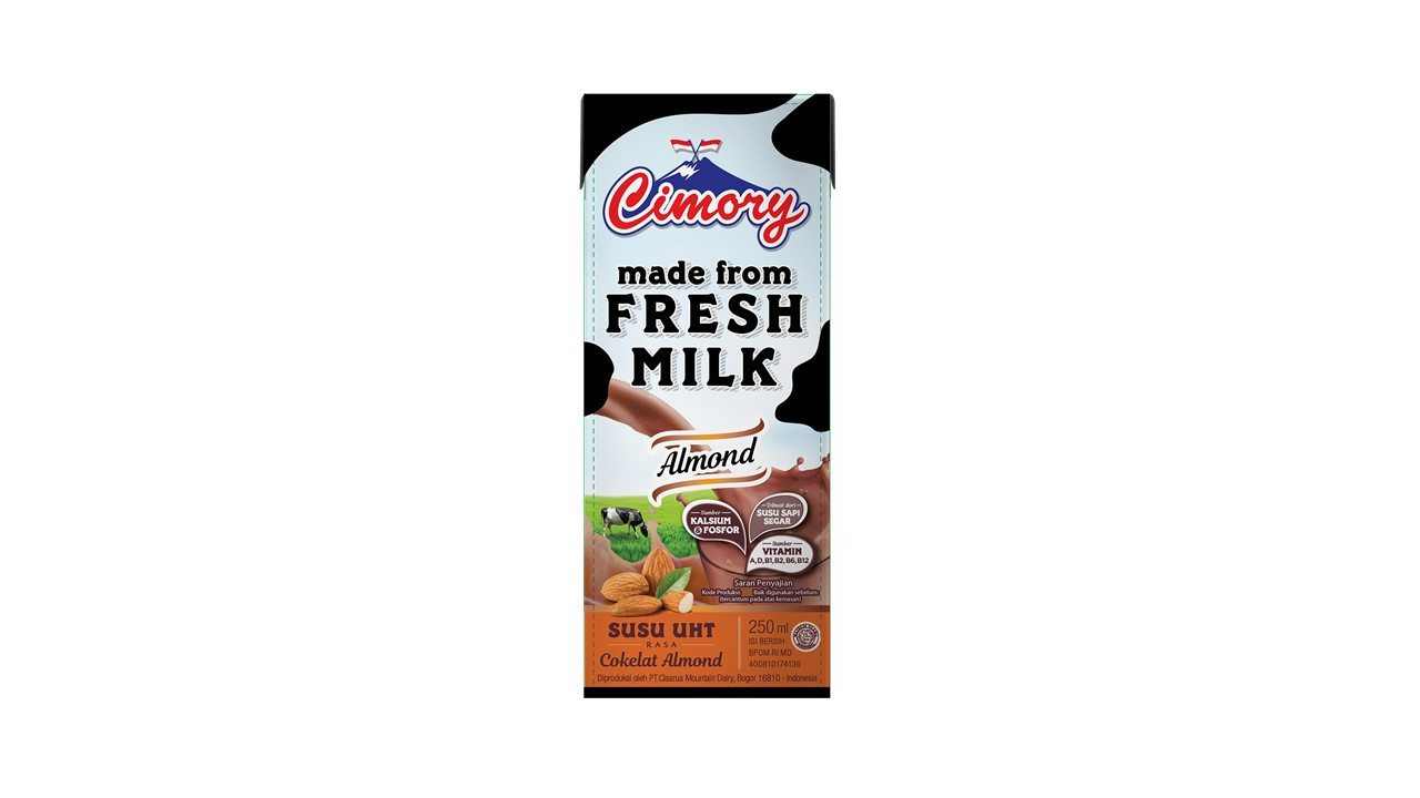 CIMORY FRESH MILK ALMD 250ML
