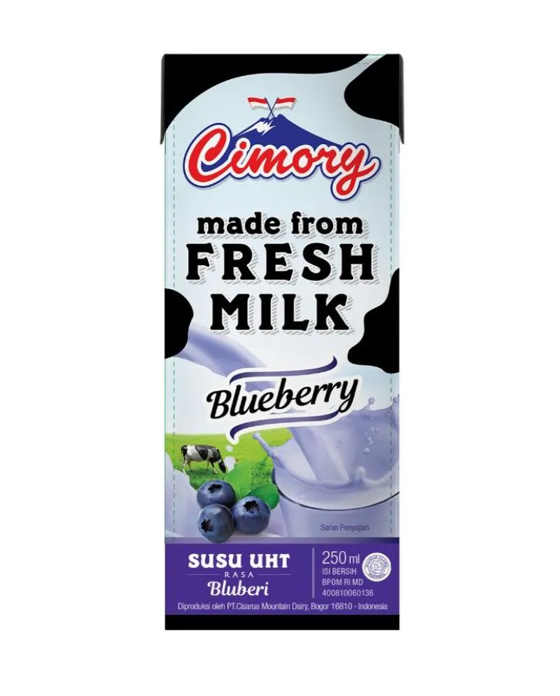 CIMORY FRESH MILK BLBRY 250ML