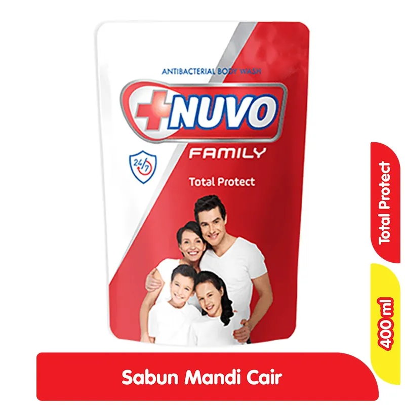 NUVO BODY WASH REFILL TOTAL PROTECT 400 ML